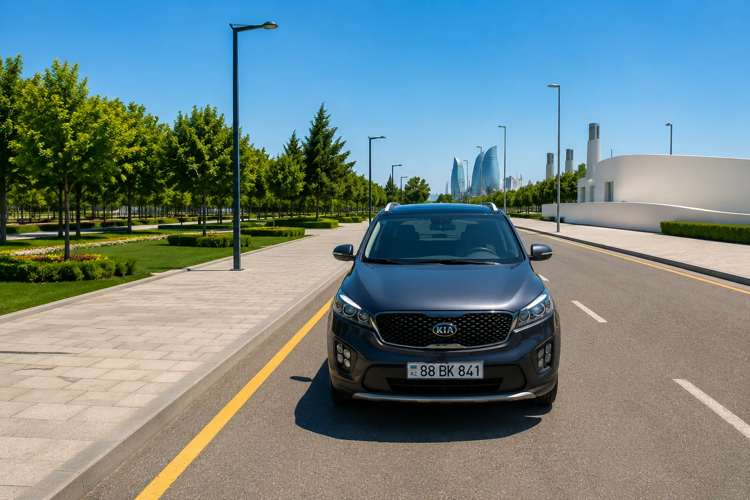 Kia Sorento — Four-Seat SUV Transfer in Baku