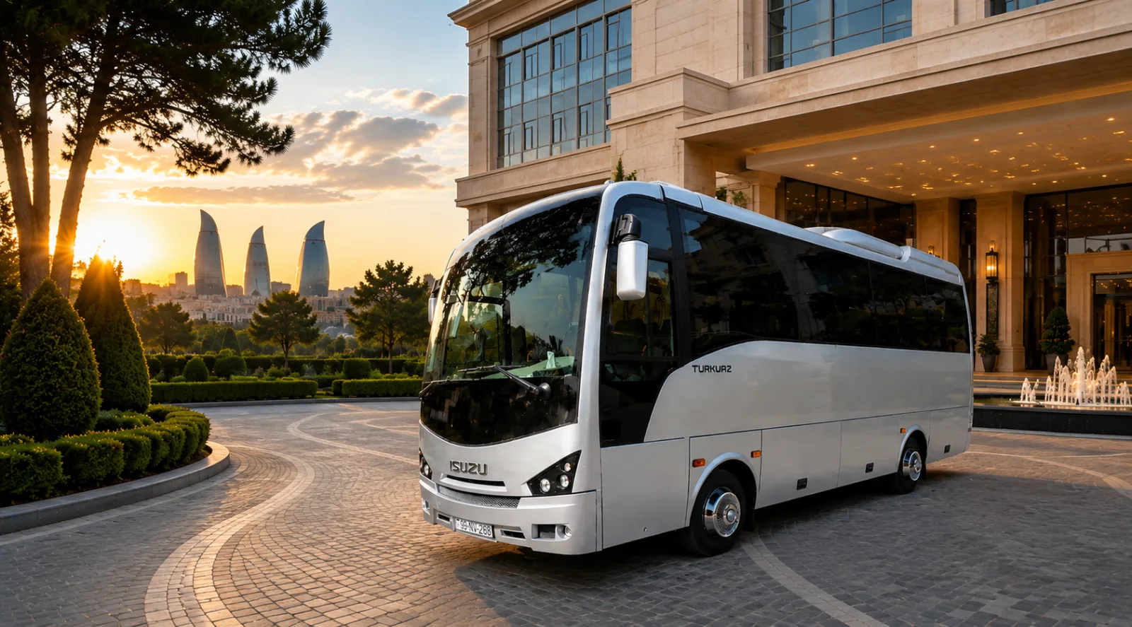 Isuzu Turkuaz — 29-Seat Bus Transfer in Baku